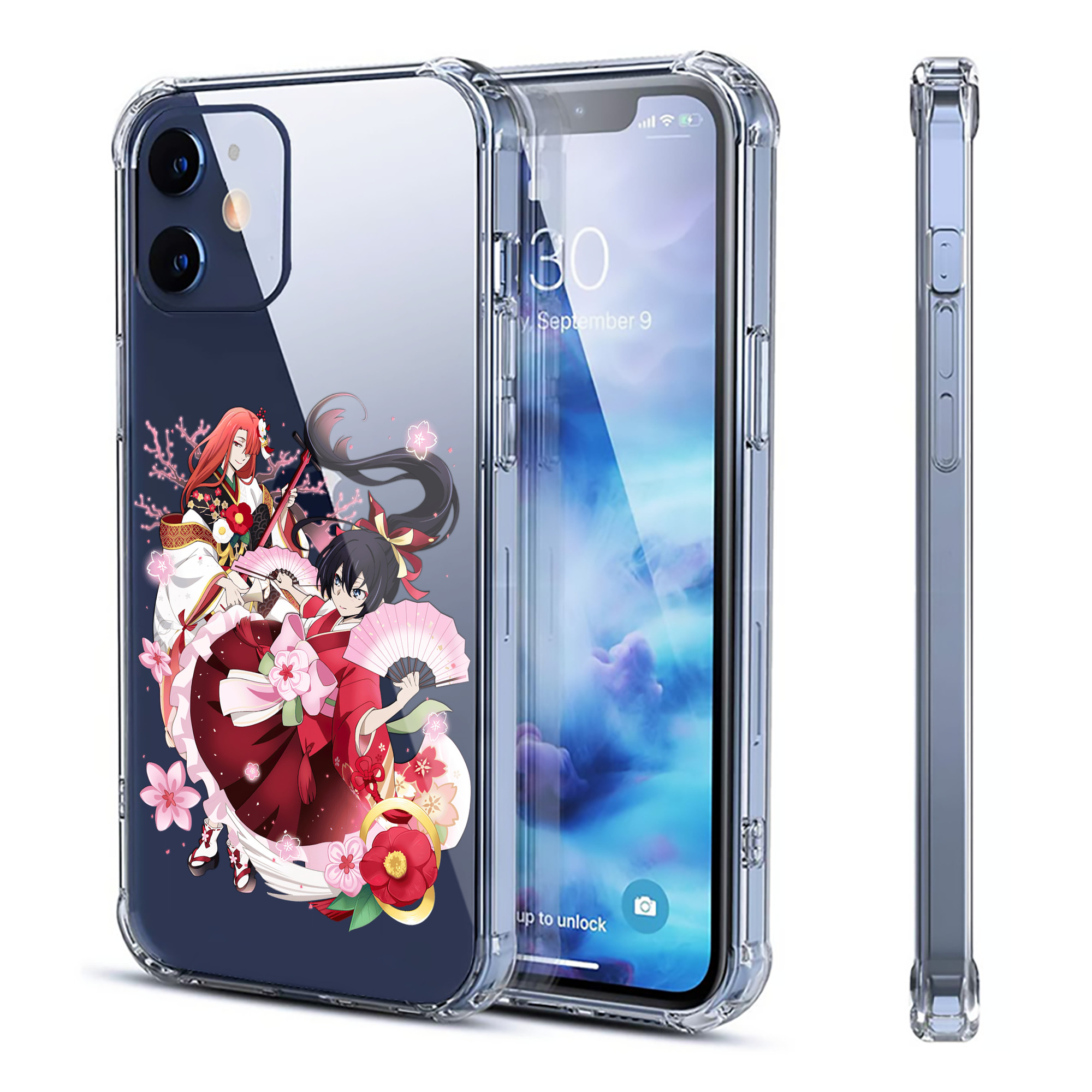 （画像用） 文豪ストレイドッグス Bungo Stray Dogs 【iPhone 12シリーズ対応】透明スマホケース（クリアソフトケース）